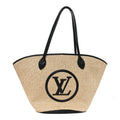 Louis Vuitton Raffia Saint Jacques Tote Black