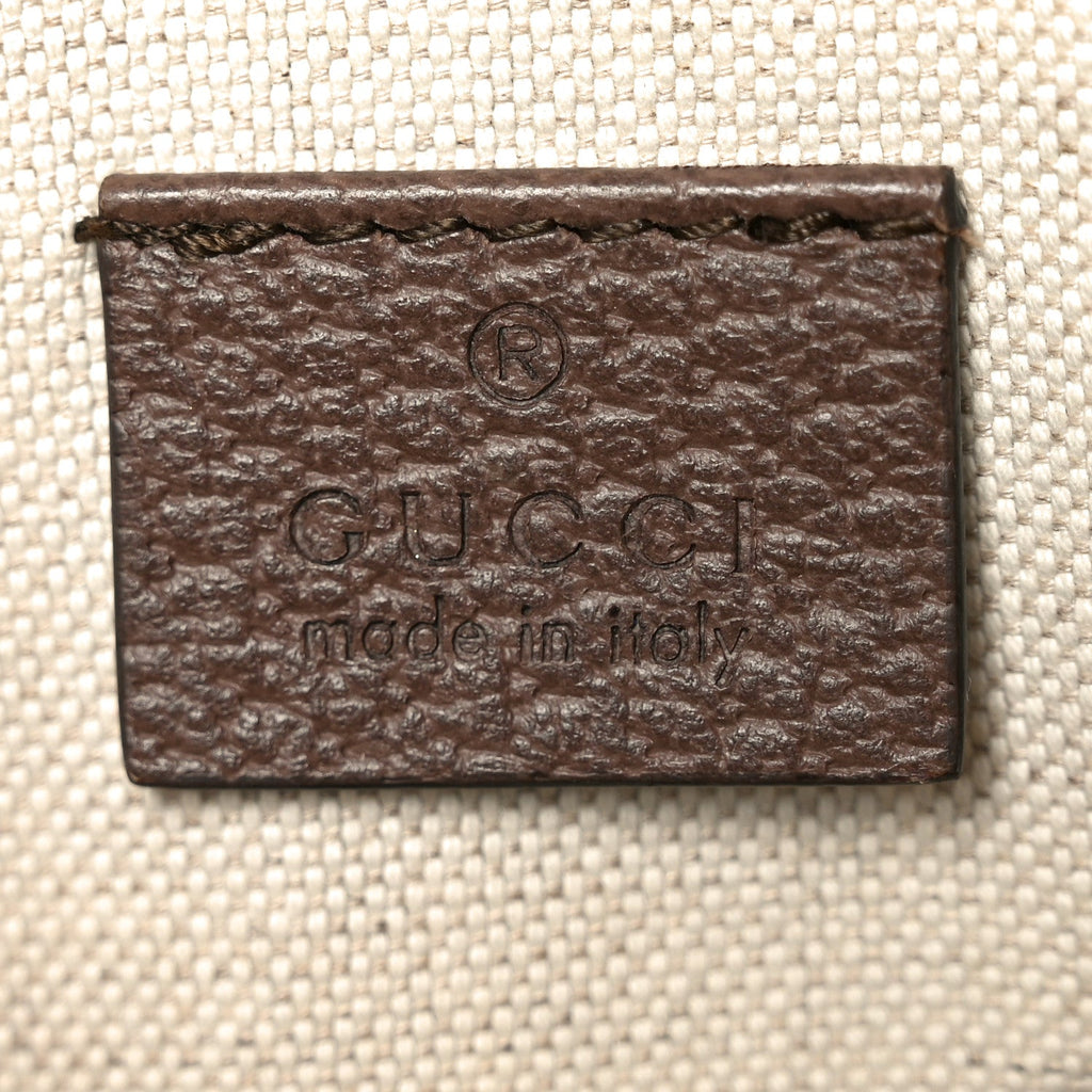 Gucci GG Supreme Monogram Neo Vintage Web Belt Bag Brown