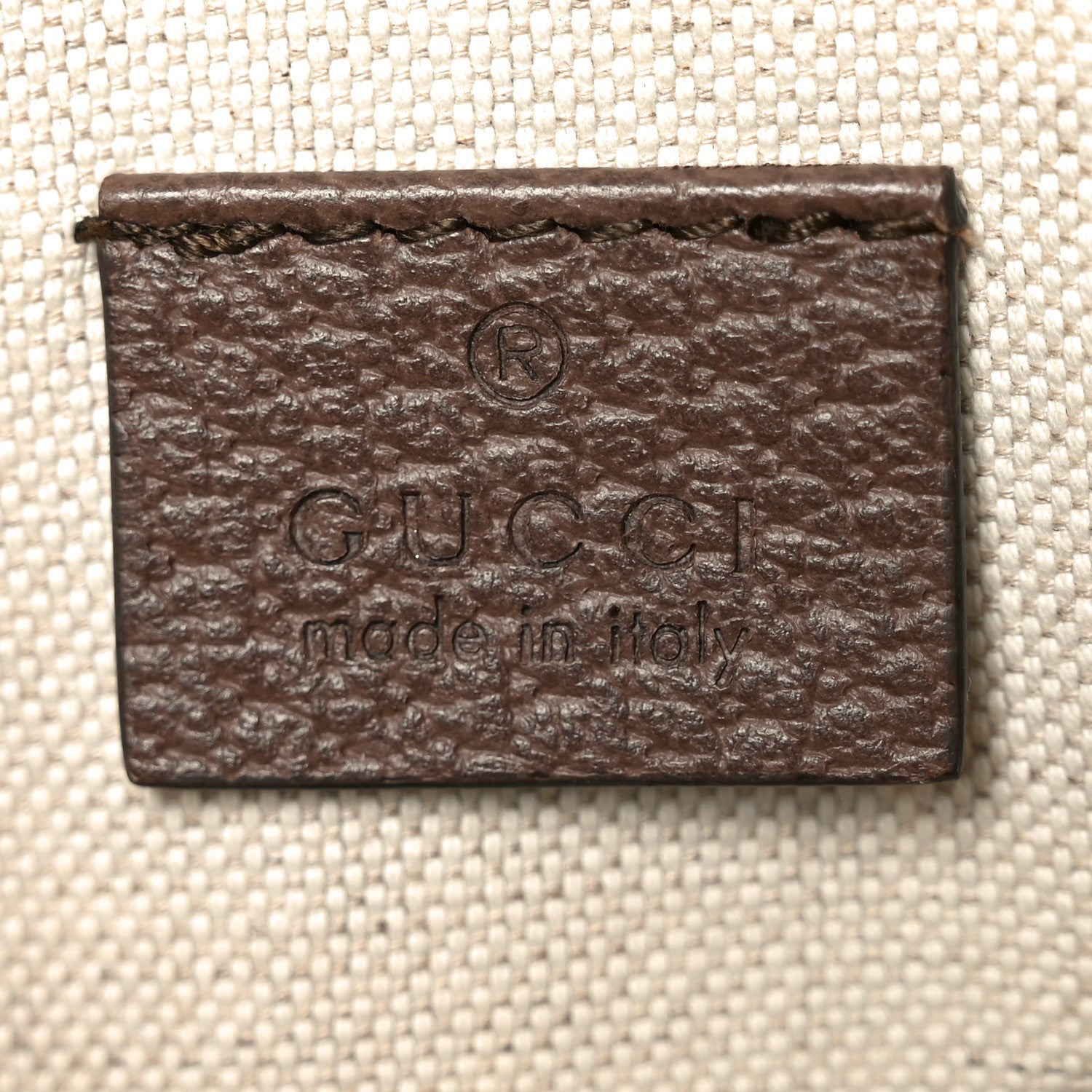 Gucci GG Supreme Monogram Neo Vintage Web Belt Bag Brown