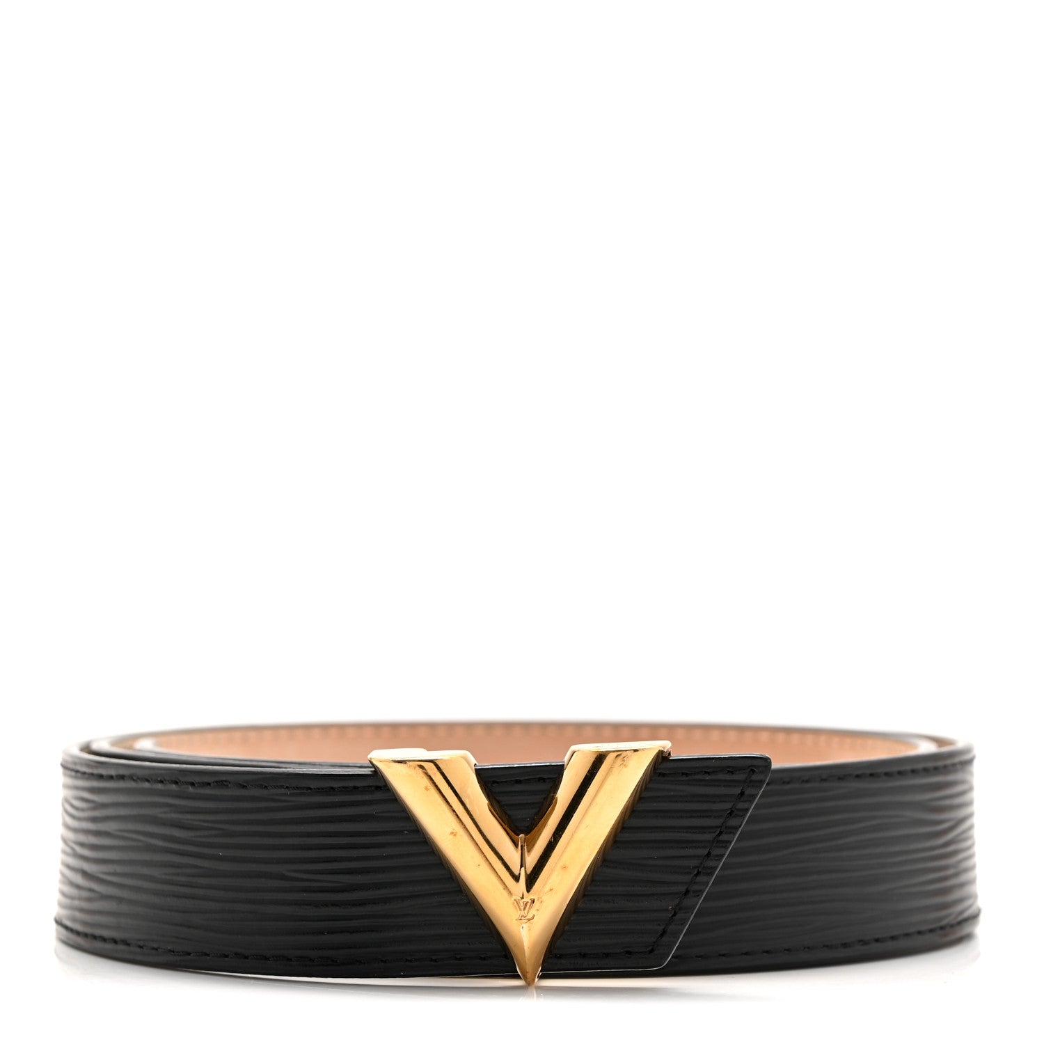 Louis Vuitton Epi Essential V 30 MM Belt 90 36 Black