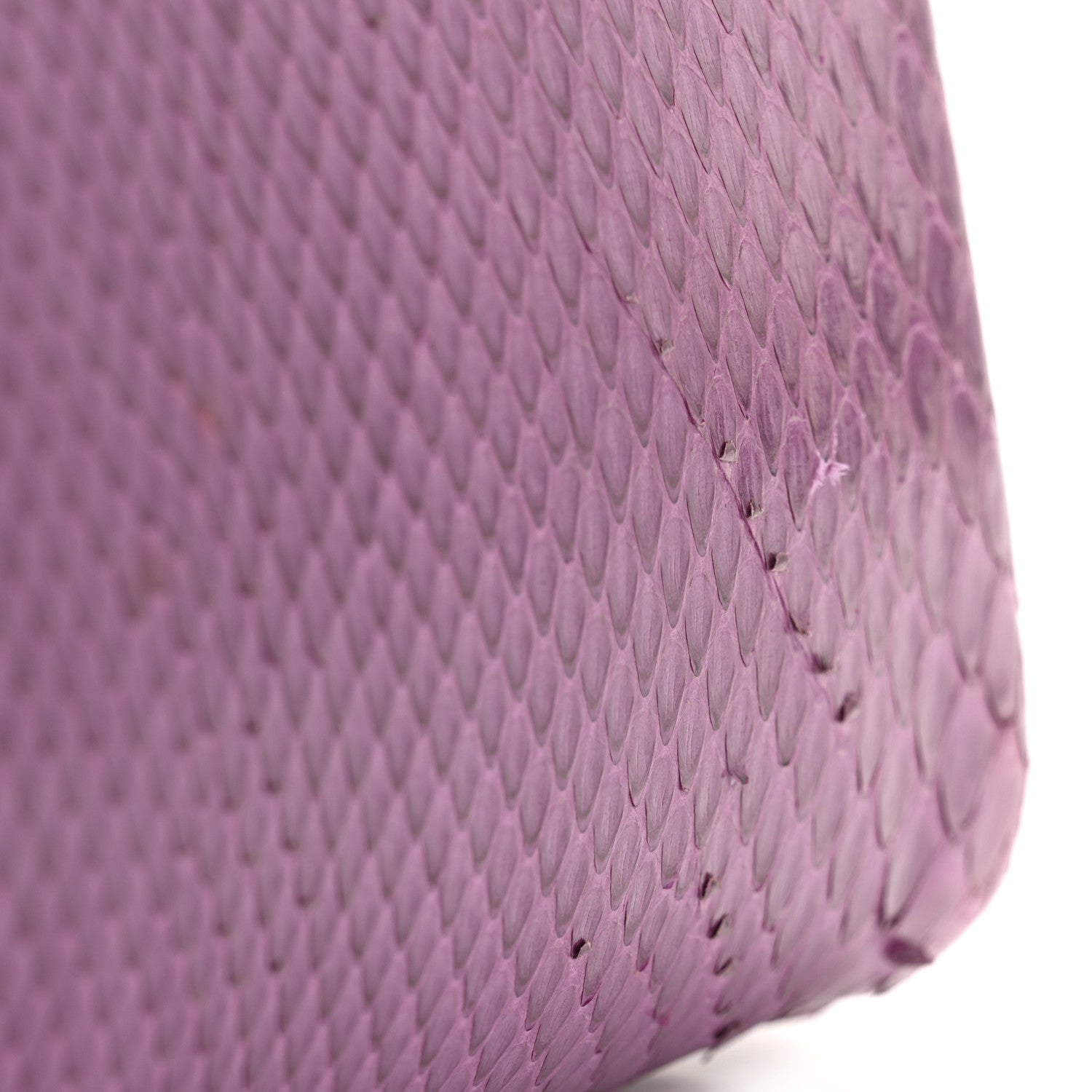 Christian Dior Snakeskin Medium Lady Dior Purple