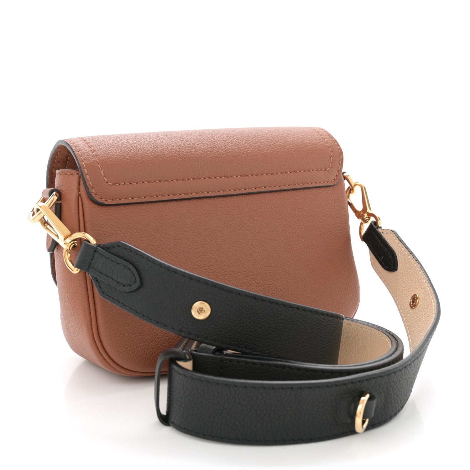 Louis Vuitton Grained Calfskin Lockme Tender Chataigne Brown