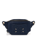 Chanel Caviar Quilted Filigree Waist Bag Blue