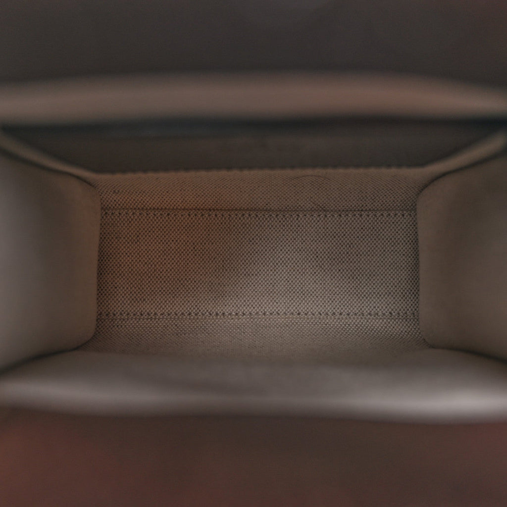 Gucci Monogram Jumbo GG Textured Dollar Calfskin Web Mini Vertical Tote Camel Ebony New Acero