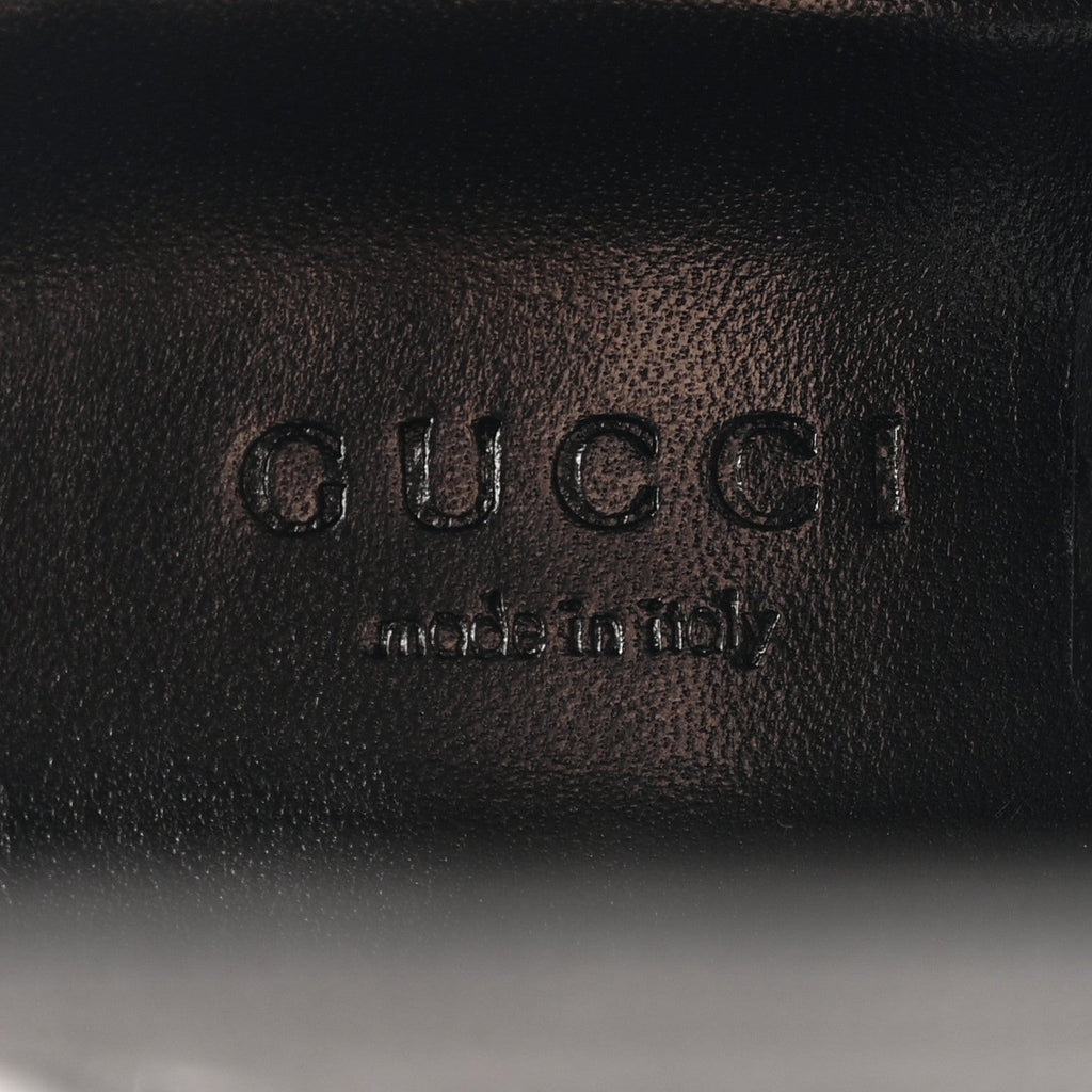 Gucci Calfskin Nappa Matelasse Frances Chelsea Boots 35.5 Black