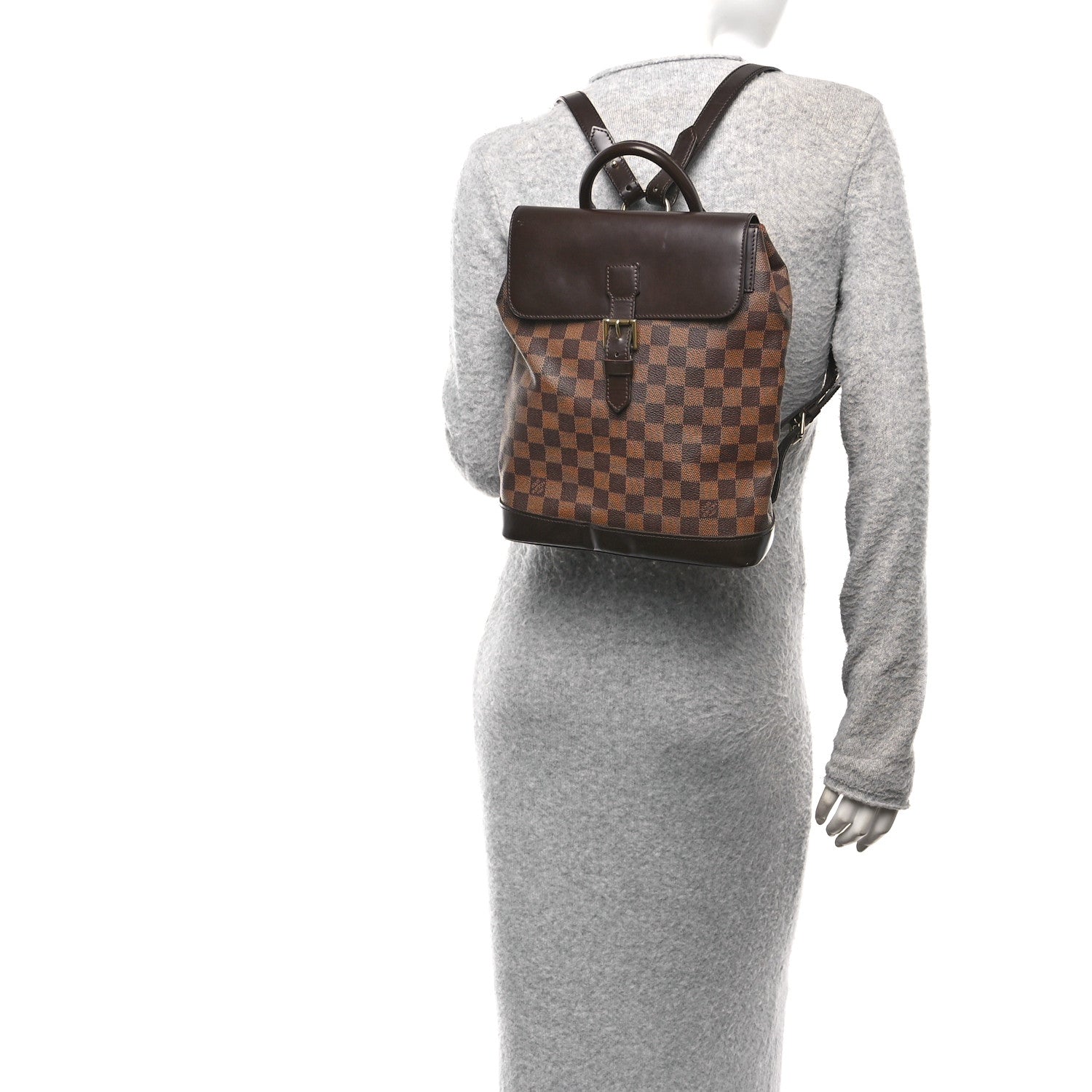 Louis Vuitton Damier Ebene Soho Backpack