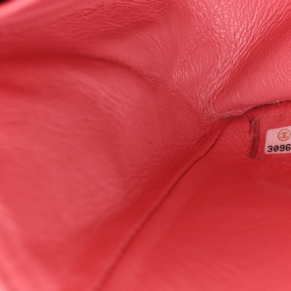 Chanel Tweed Medium Double Flap Pink