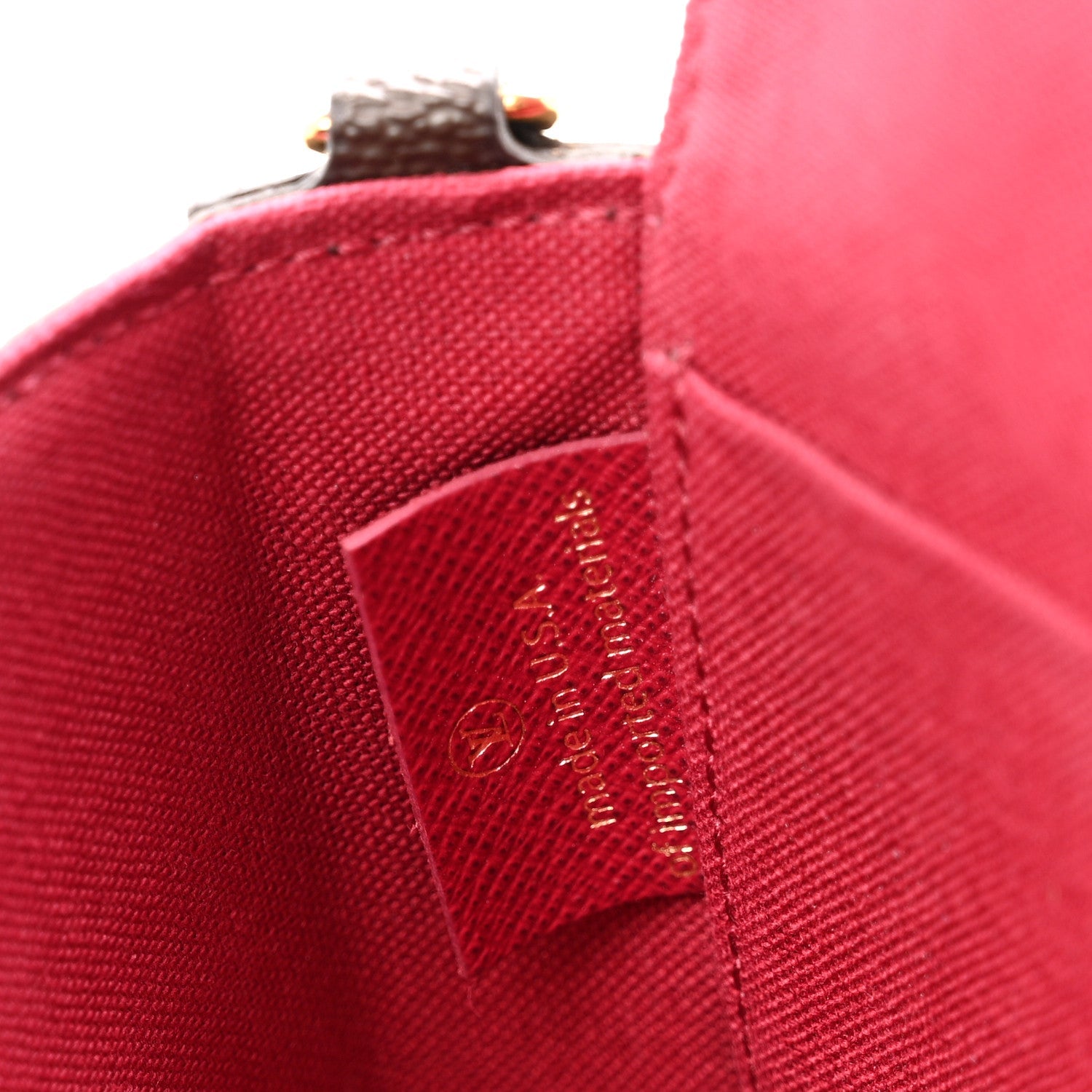 Louis Vuitton Monogram Pochette Felicie Chain Wallet Fuchsia