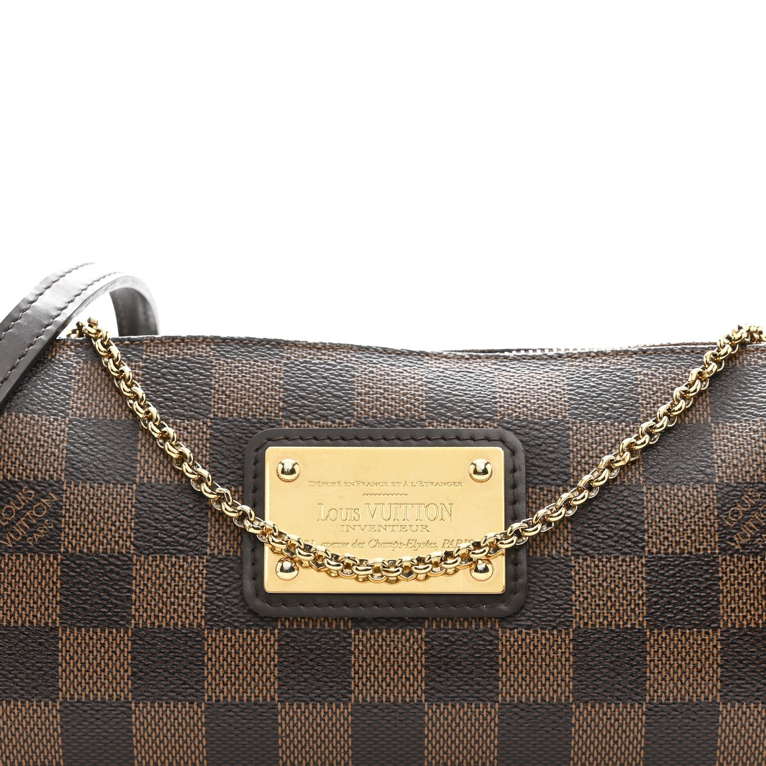 Louis Vuitton Damier Ebene Eva Clutch