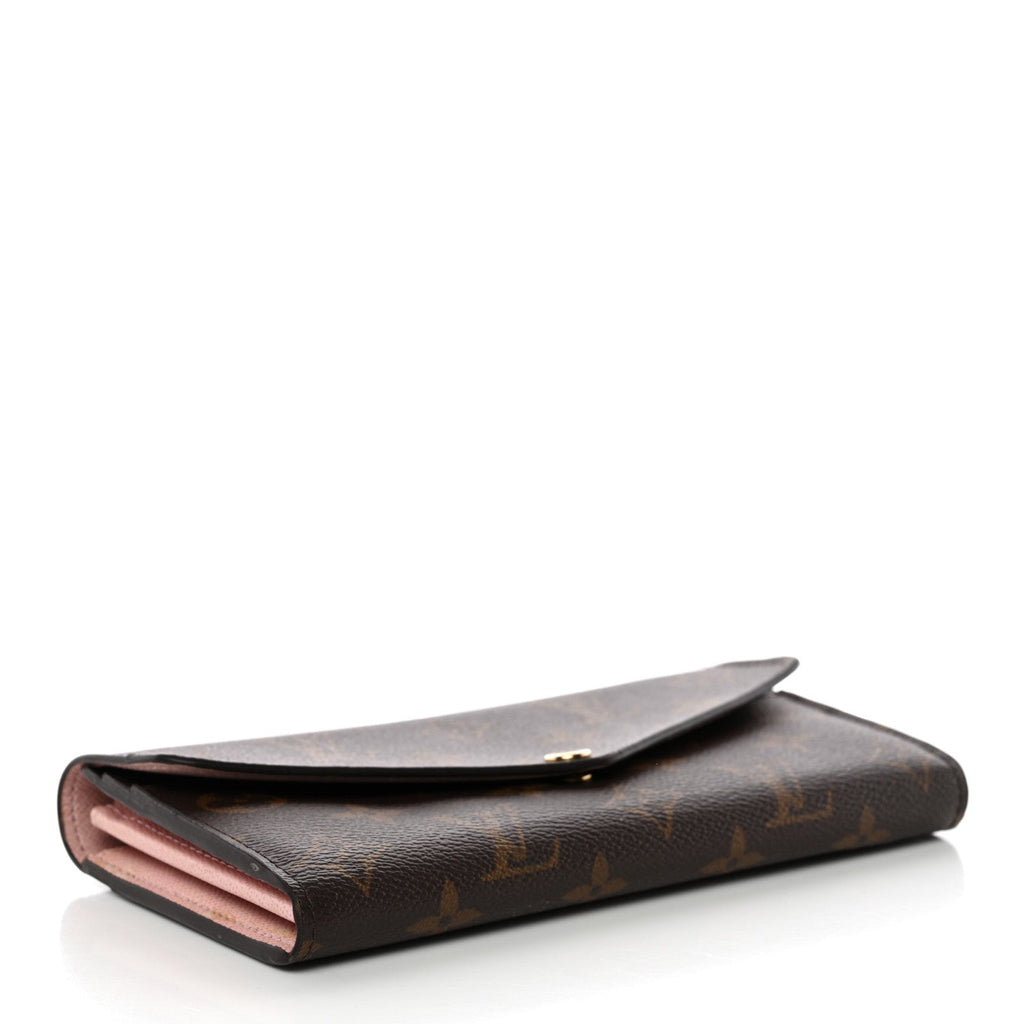 Louis Vuitton Monogram Sarah Wallet NM Rose Ballerine