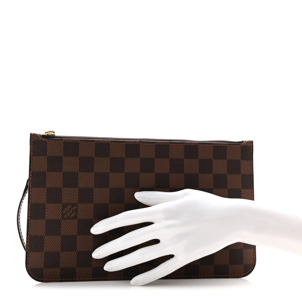 Louis Vuitton Damier Ebene Neverfull MM GM Pochette