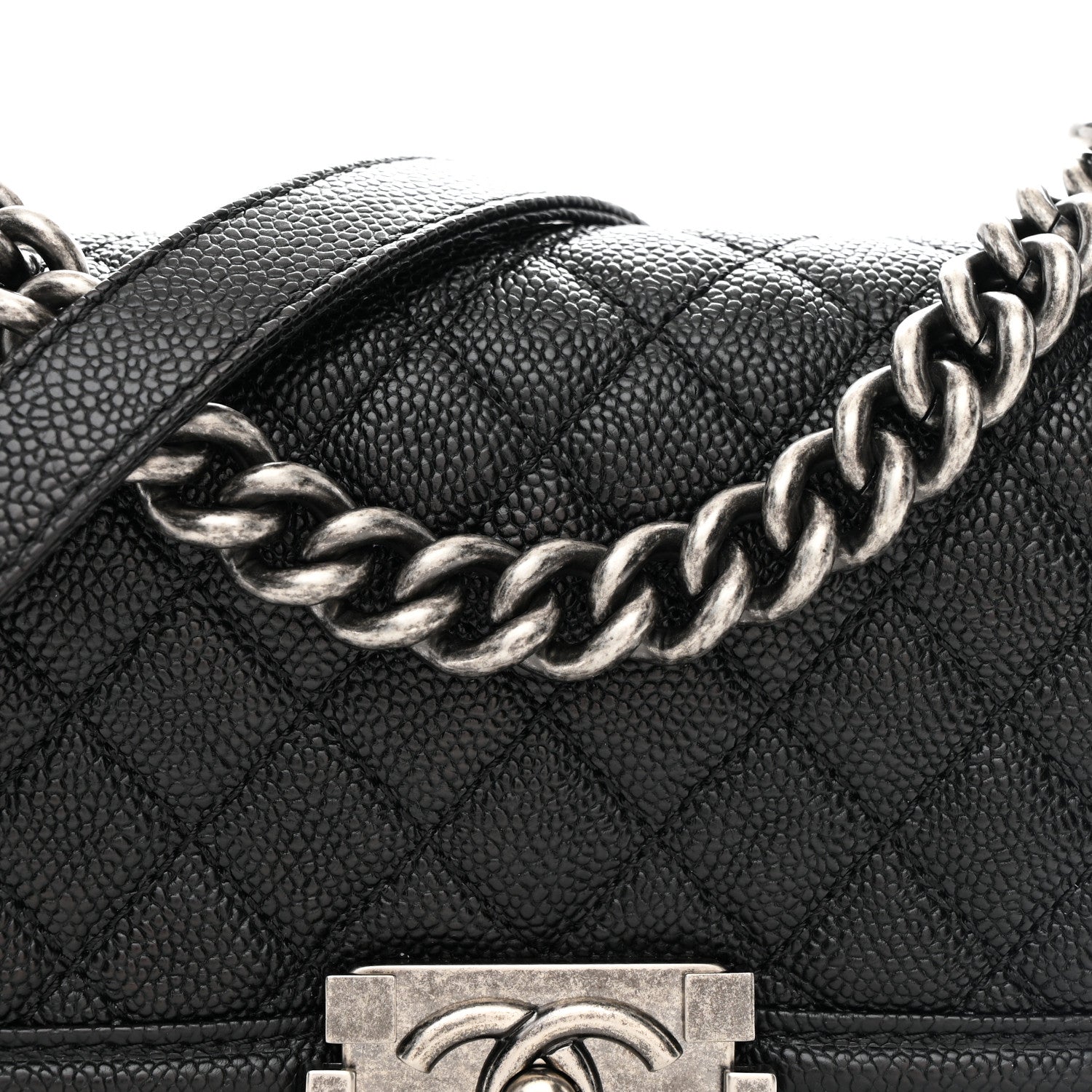 Chanel Caviar Quilted Small Boy Flap Black