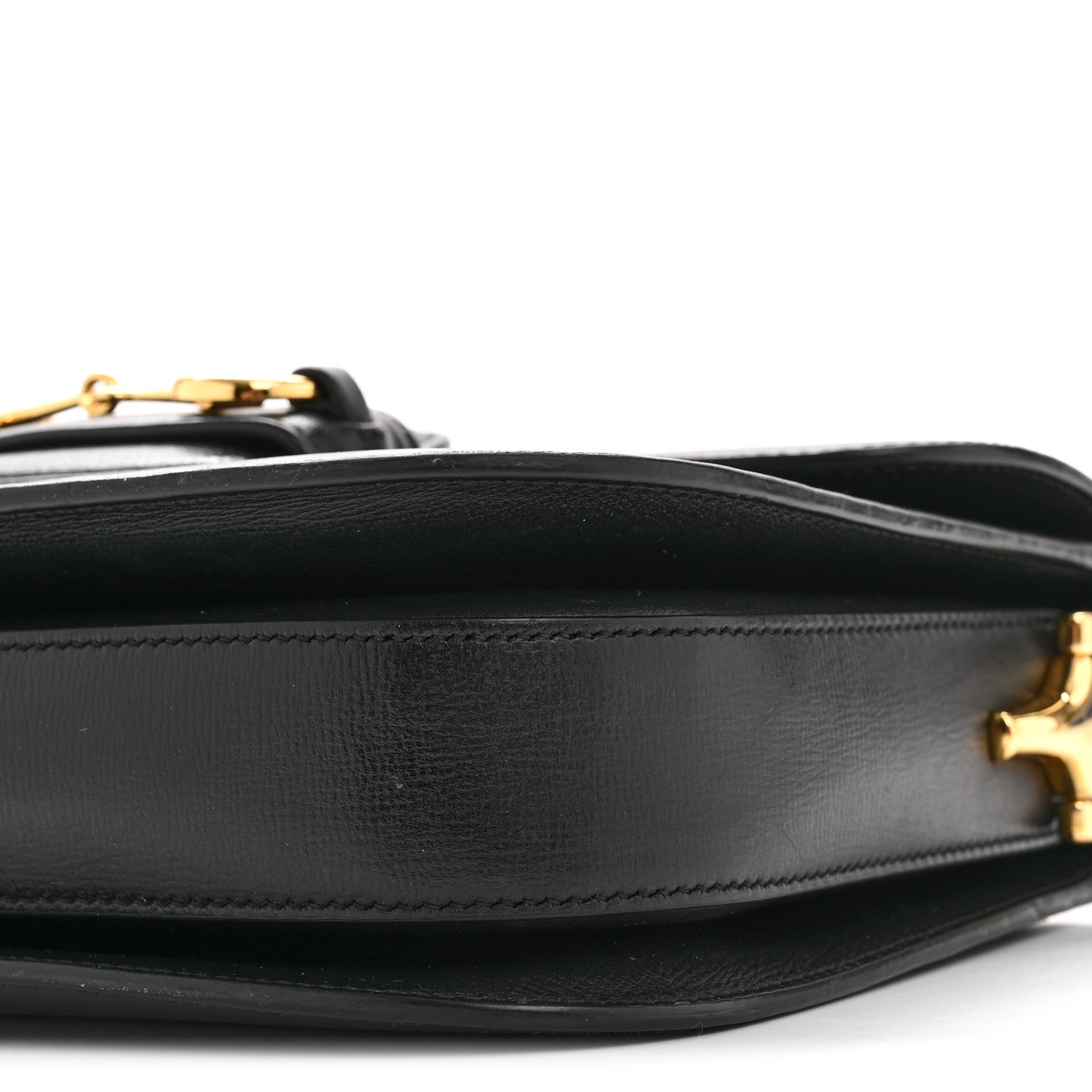 Gucci Azalea Calfskin Horsebit 1955 Shoulder Bag Black