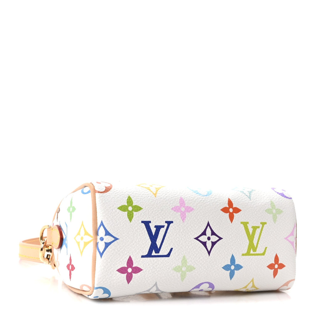 Louis Vuitton LV X TM Monogram Multicolor Nano Speedy White