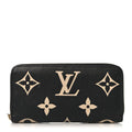 Louis Vuitton Empreinte Monogram Giant Zippy Wallet Black Beige