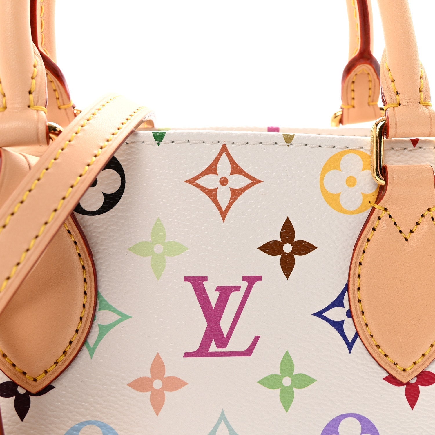 Louis Vuitton LV X TM Monogram Multicolor Onthego PM White