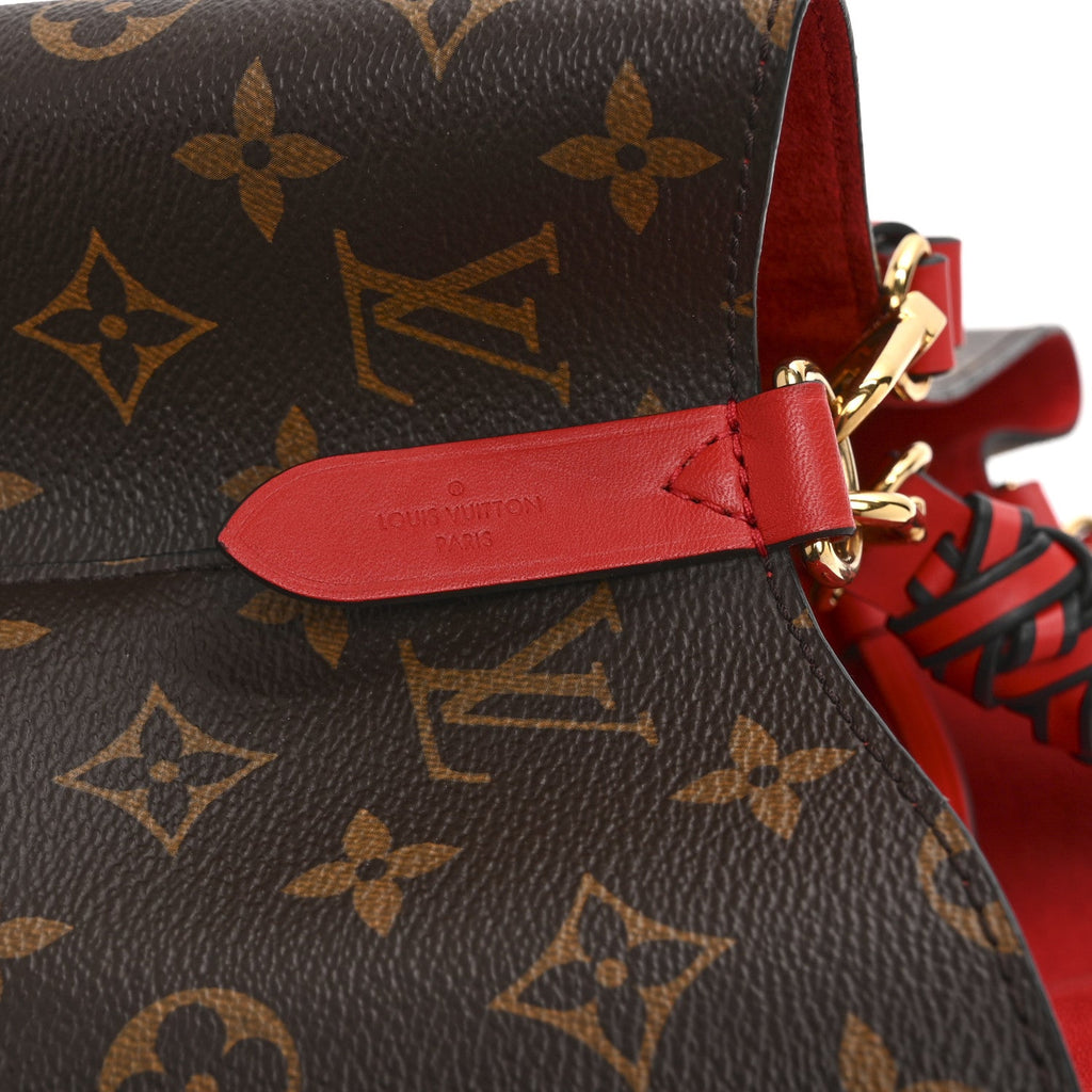 Louis Vuitton Monogram Braided Neonoe Coquelicot