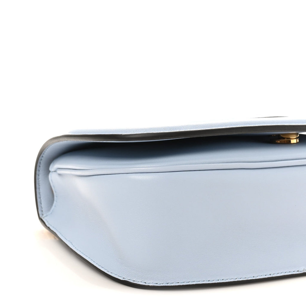 Gucci Roxy Calfskin Medium Blondie Top Handle Bag Cloudy Blue