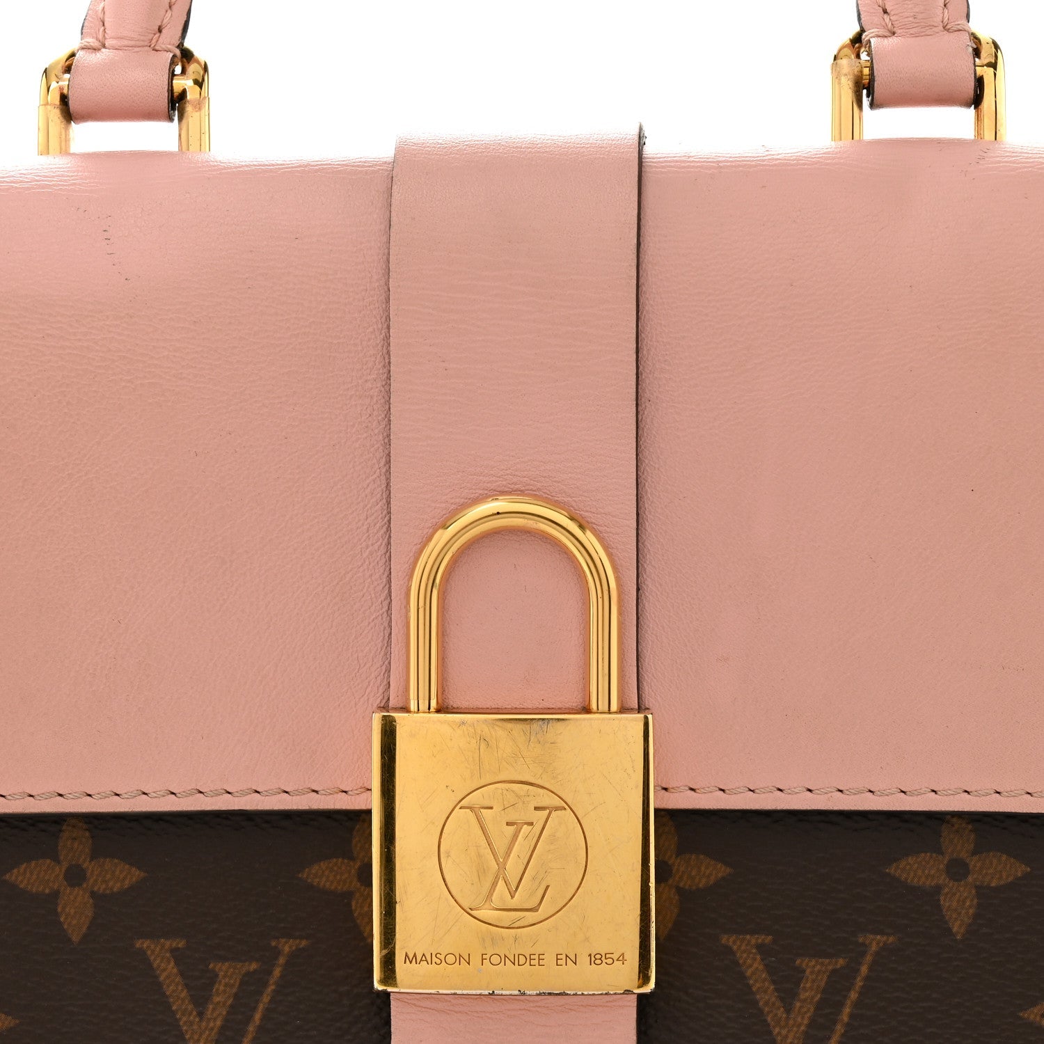 Louis Vuitton Monogram Locky BB Rose Poudre