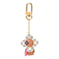 Louis Vuitton Wood Damier Azur Vivienne By The Pool Key Holder