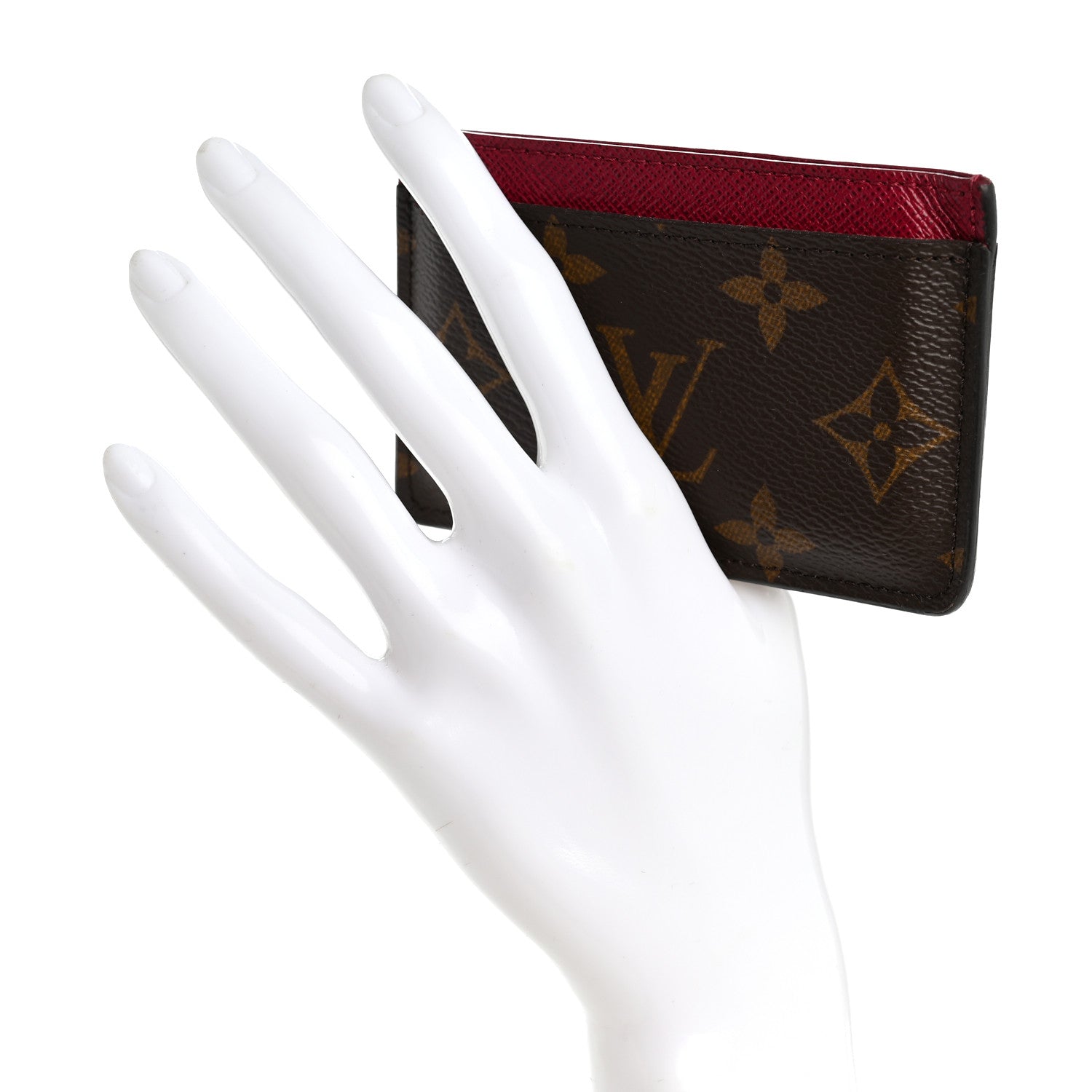 Louis Vuitton Monogram Card Holder Fuchsia
