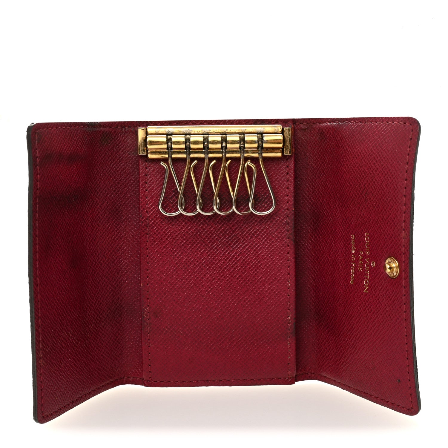 Louis Vuitton Monogram 6 Key Multicles Holder Fuchsia