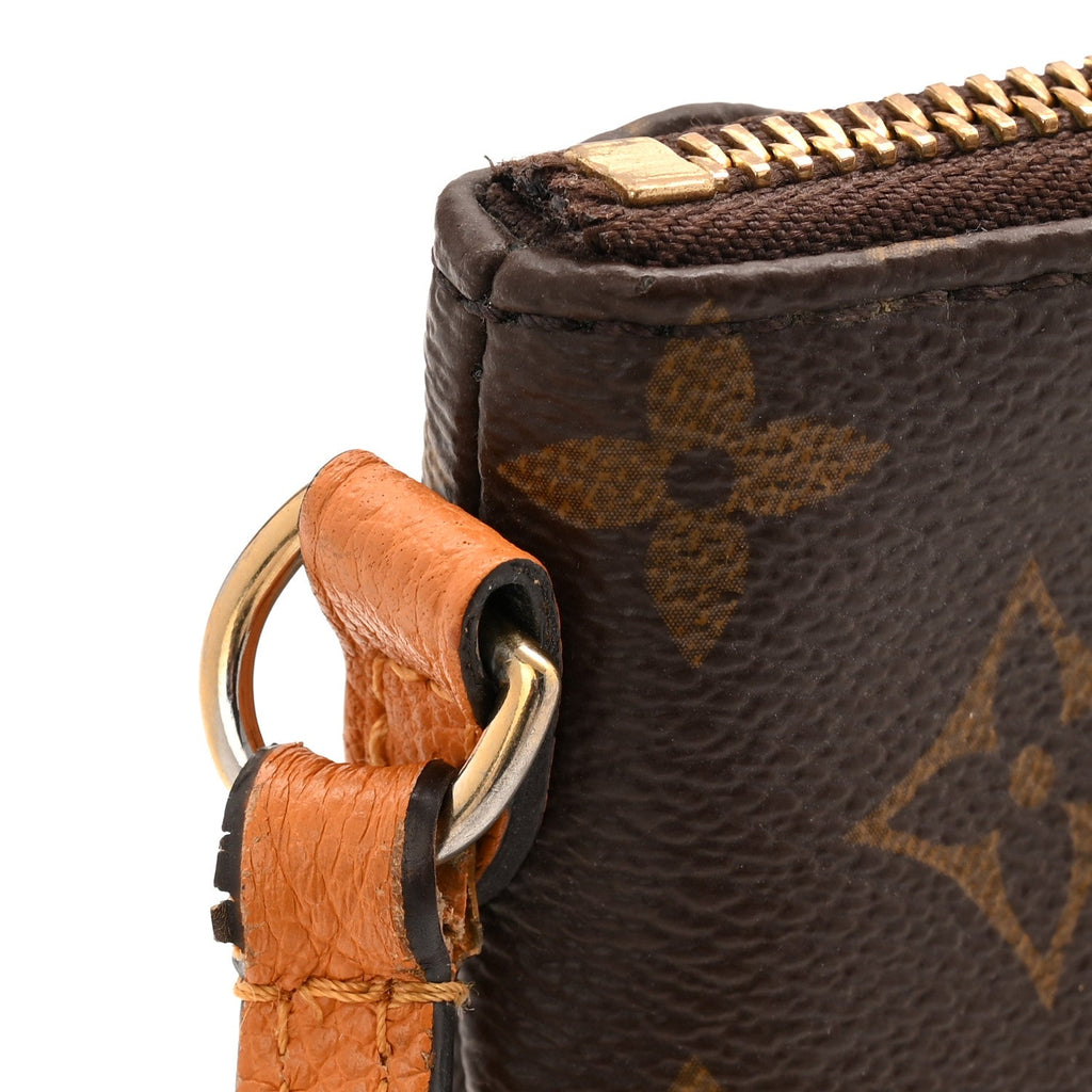 Louis Vuitton Monogram Pallas Clutch Saffron