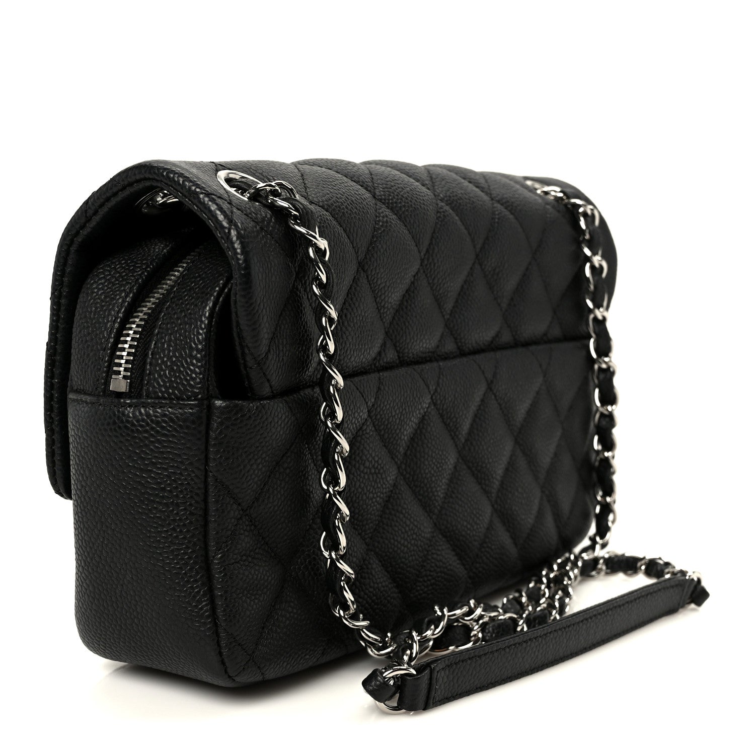 Chanel Caviar Quilted Medium Easy Flap Black