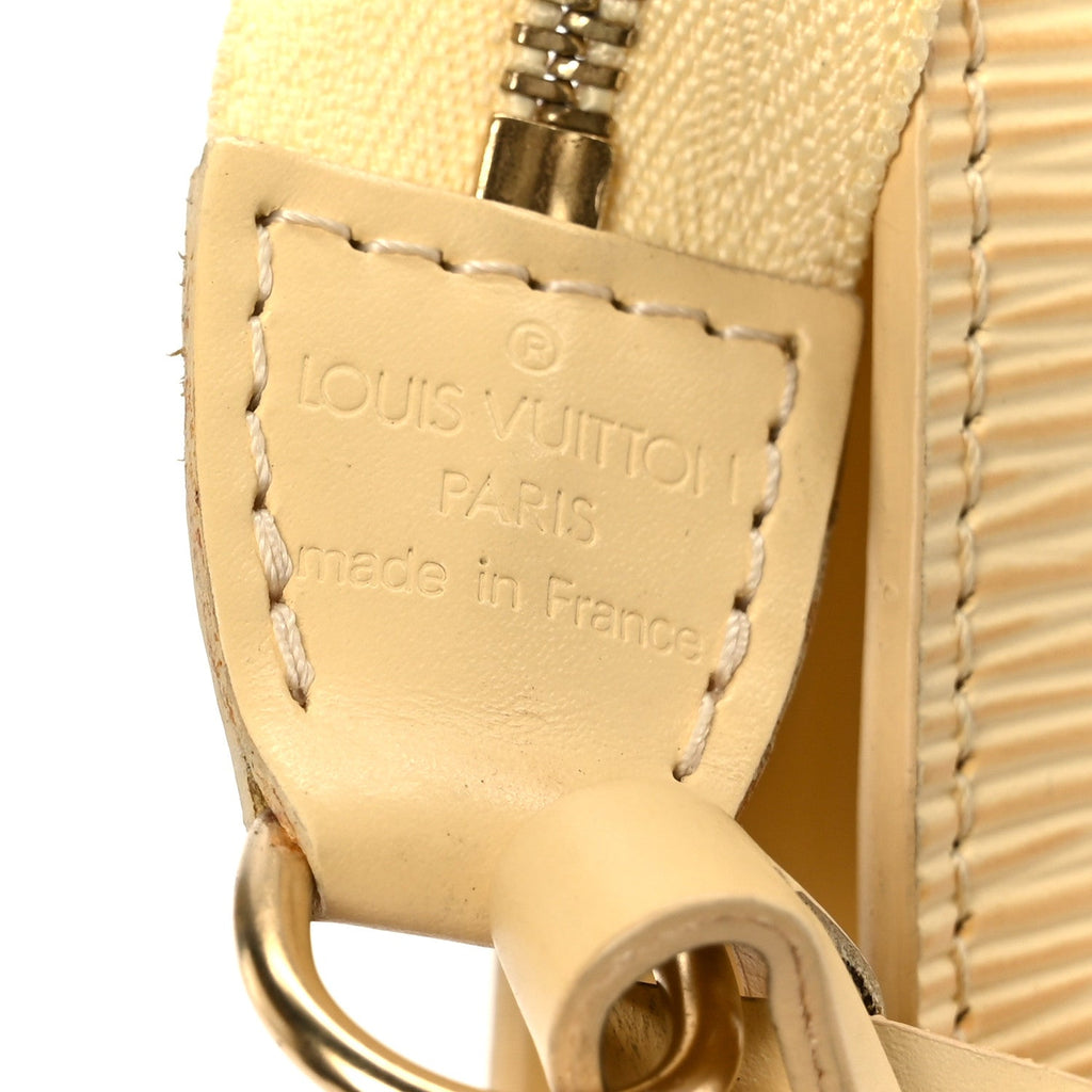 Louis Vuitton Epi Pochette Accessories 24  Vanilla