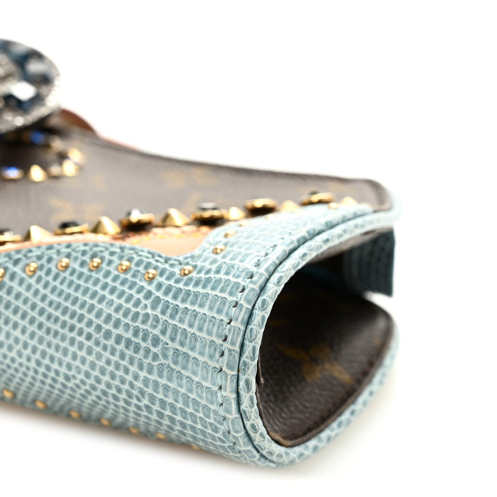 Louis Vuitton Monogram Lizard Embellished Les Extraordinaires Clutch