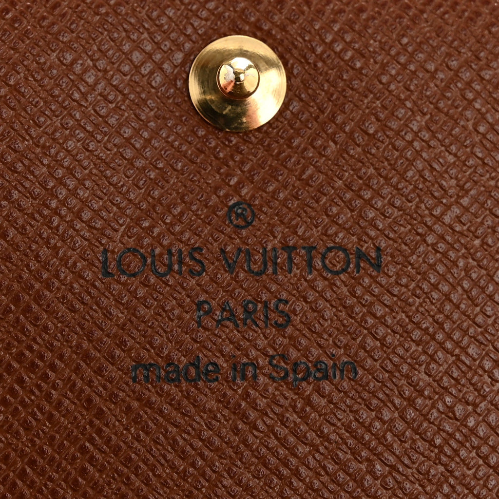 Louis Vuitton Monogram Porte-Monnaie Tresor Wallet
