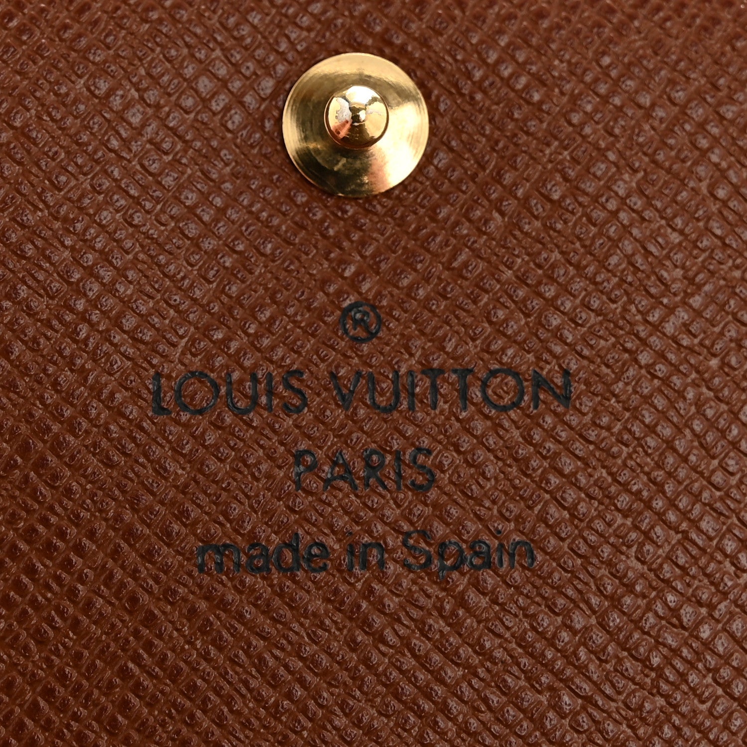 Louis Vuitton Monogram Porte-Monnaie Tresor Wallet
