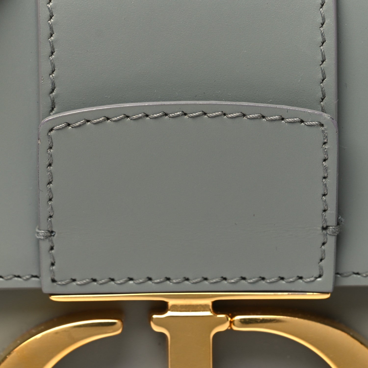Christian Dior Box Calfskin 30 Montaigne Box Bag Gray