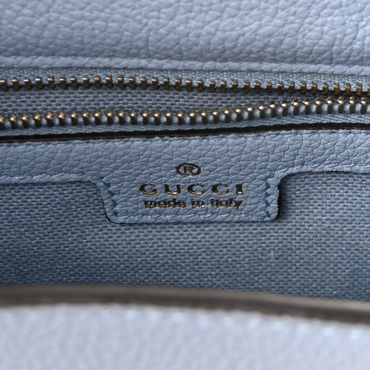 Gucci Grained Calfskin Web Medium Jackie 1961 Hobo Light Blue