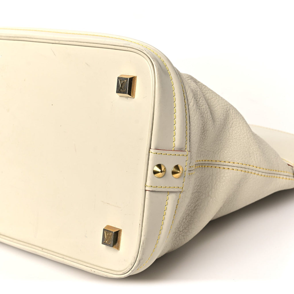 Louis Vuitton Suhali Lockit MM White