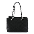 Chanel Caviar Quilted Grand Shopping Tote GST Black