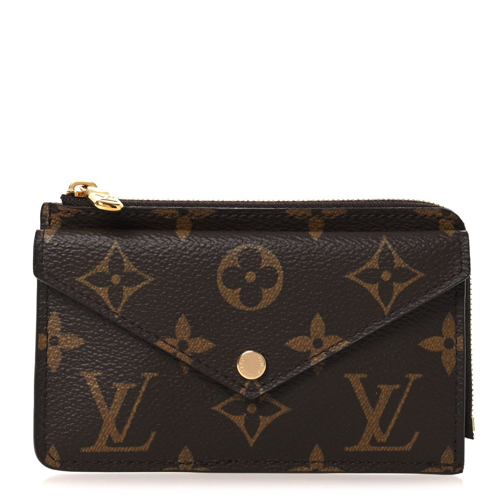 Louis Vuitton Monogram Recto Verso Card Holder Black