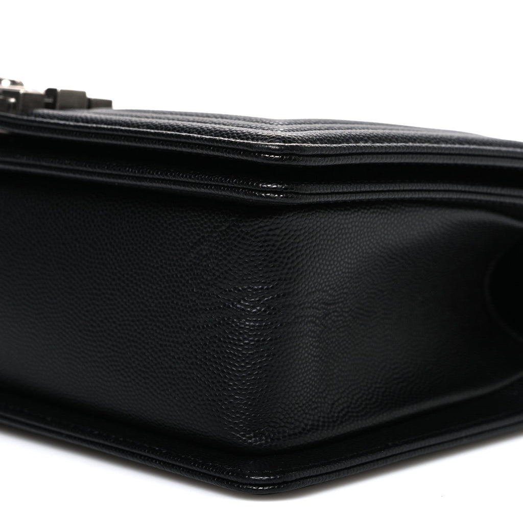 Chanel Caviar Quilted Medium Boy Flap Black