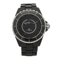 Chanel Stainless Steel Ceramic 38mm J12 Phantom Automatic Watch Black