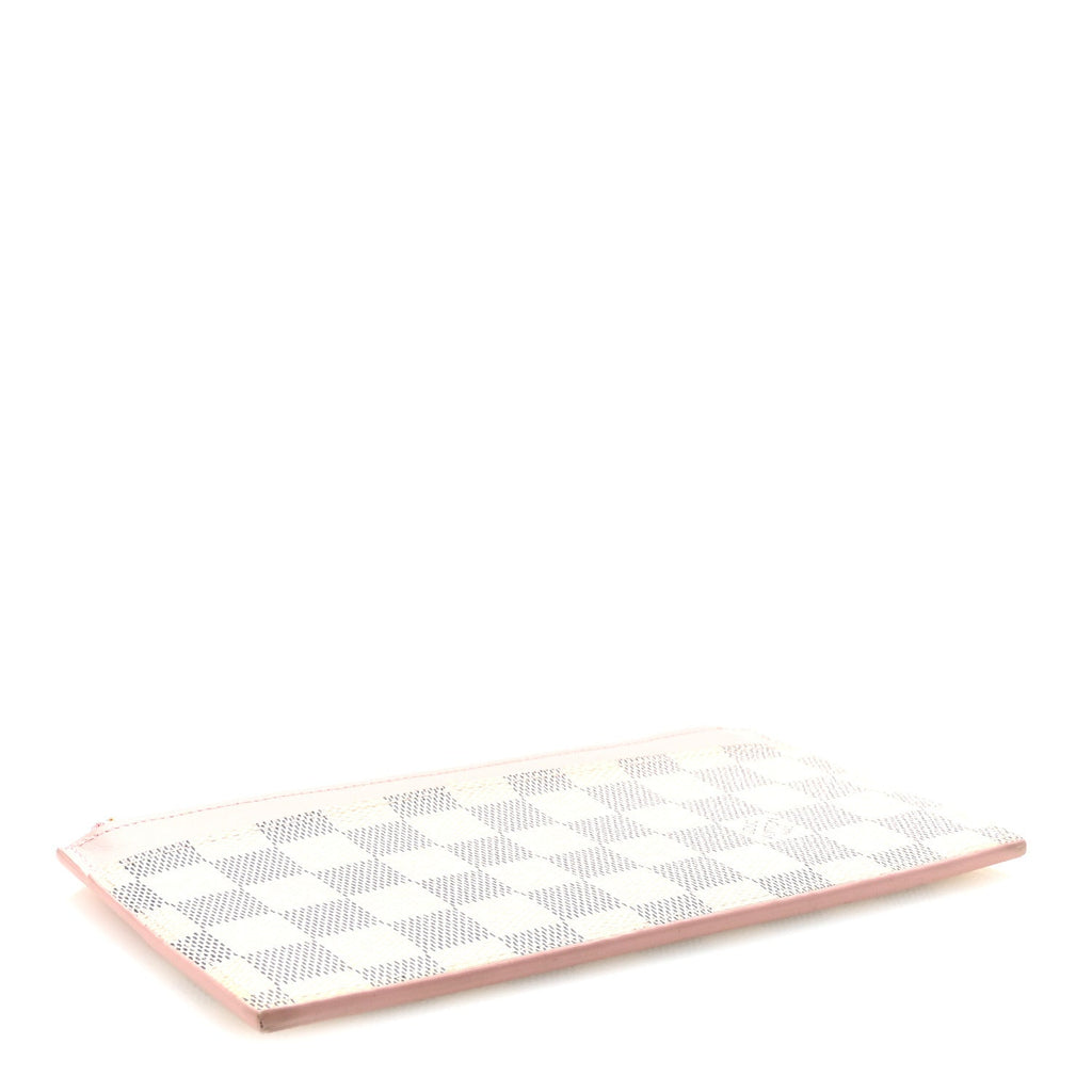 Louis Vuitton Damier Azur Slim Purse Rose Ballerine