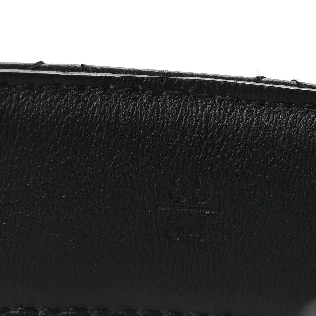 Lambskin Quilted CC Chain Belt 85 34 Black