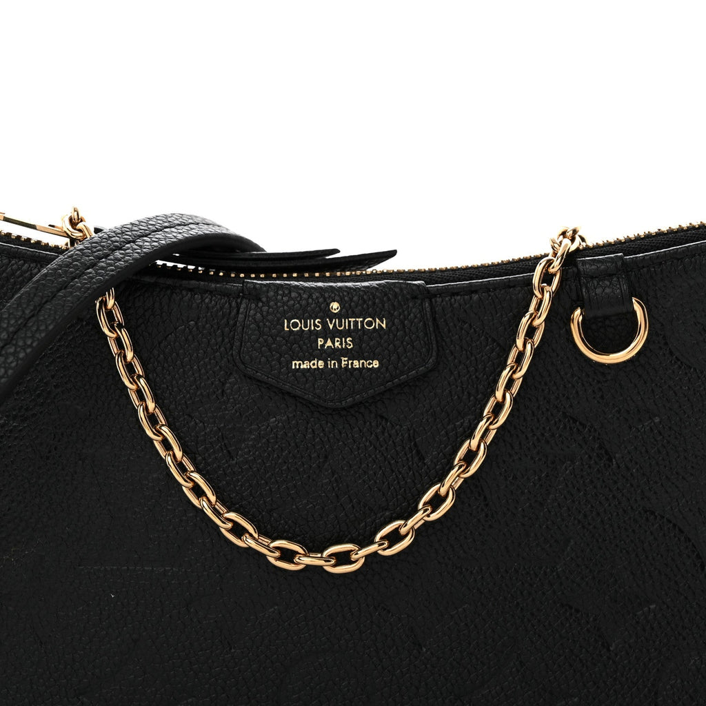 Louis Vuitton Empreinte Easy Pouch On Strap Black