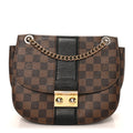 Louis Vuitton Damier Ebene Cuir Taurillon Wight Black