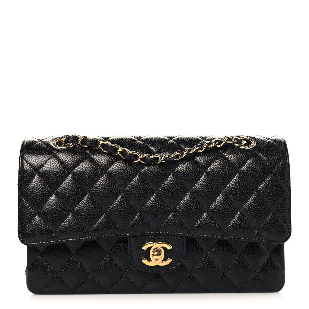 Chanel Caviar Quilted Medium Double Flap Black