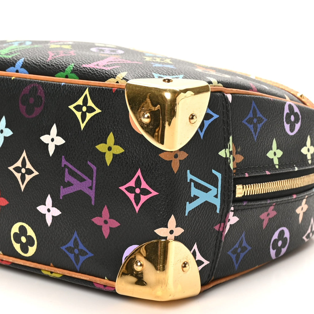 Louis Vuitton Monogram Multicolor Trouville Black