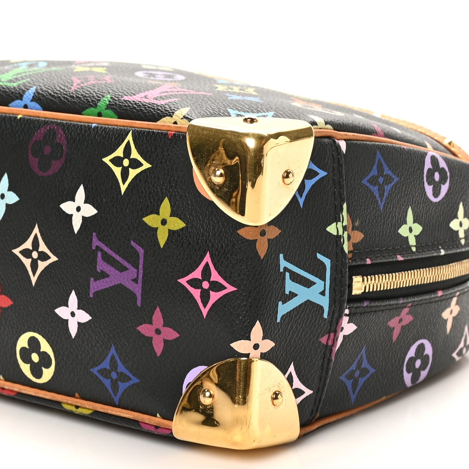Louis Vuitton Monogram Multicolor Trouville Black