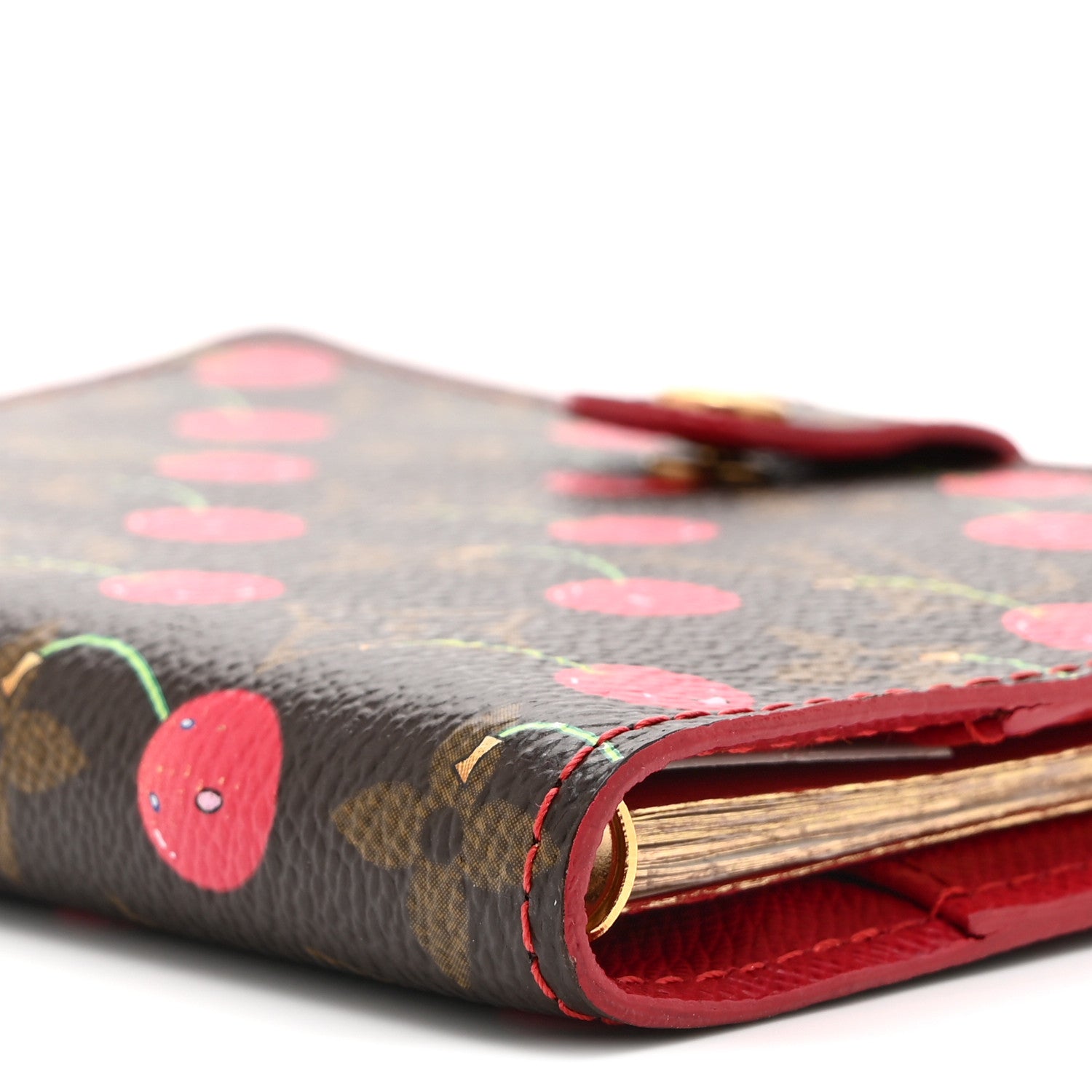 Louis Vuitton Monogram Cerises Small Ring Agenda Cover