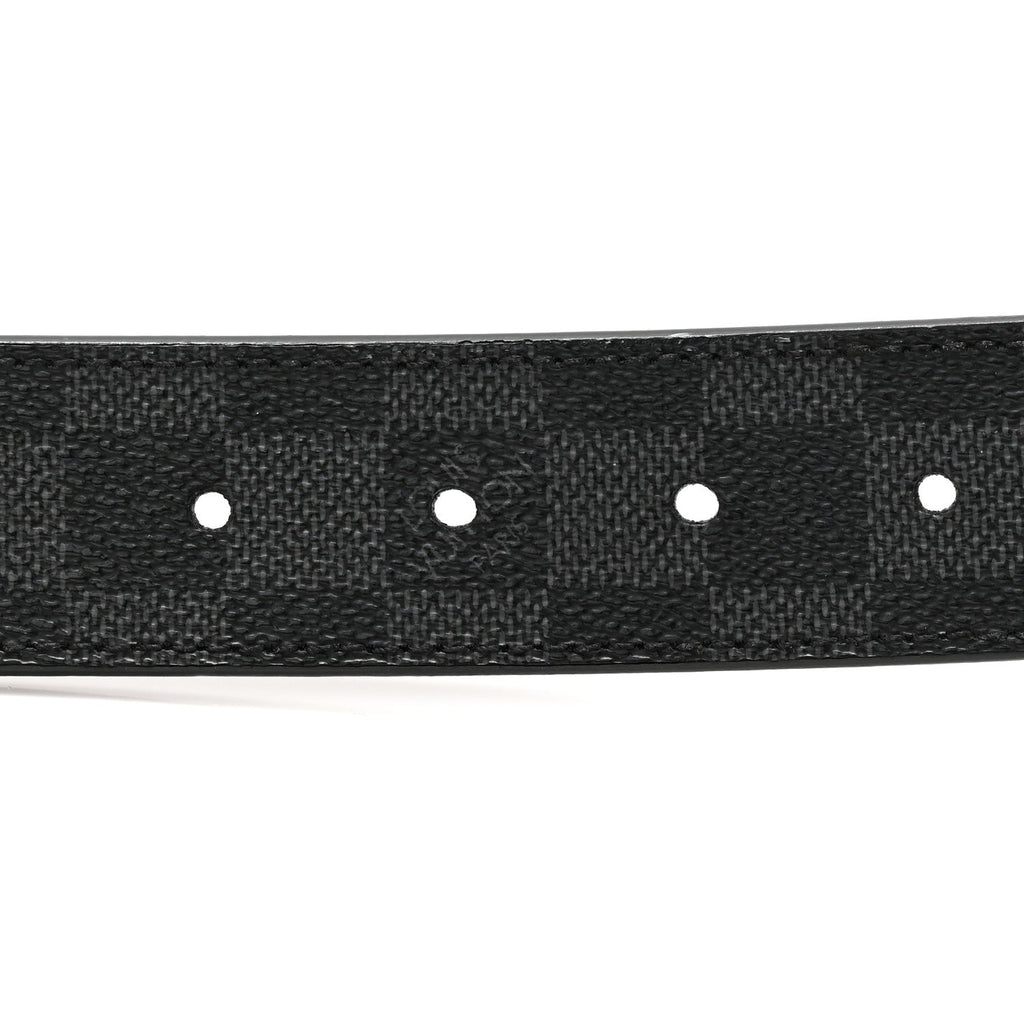 Louis Vuitton Damier Graphite 35mm LV Inventeur Reversible Belt 95 38