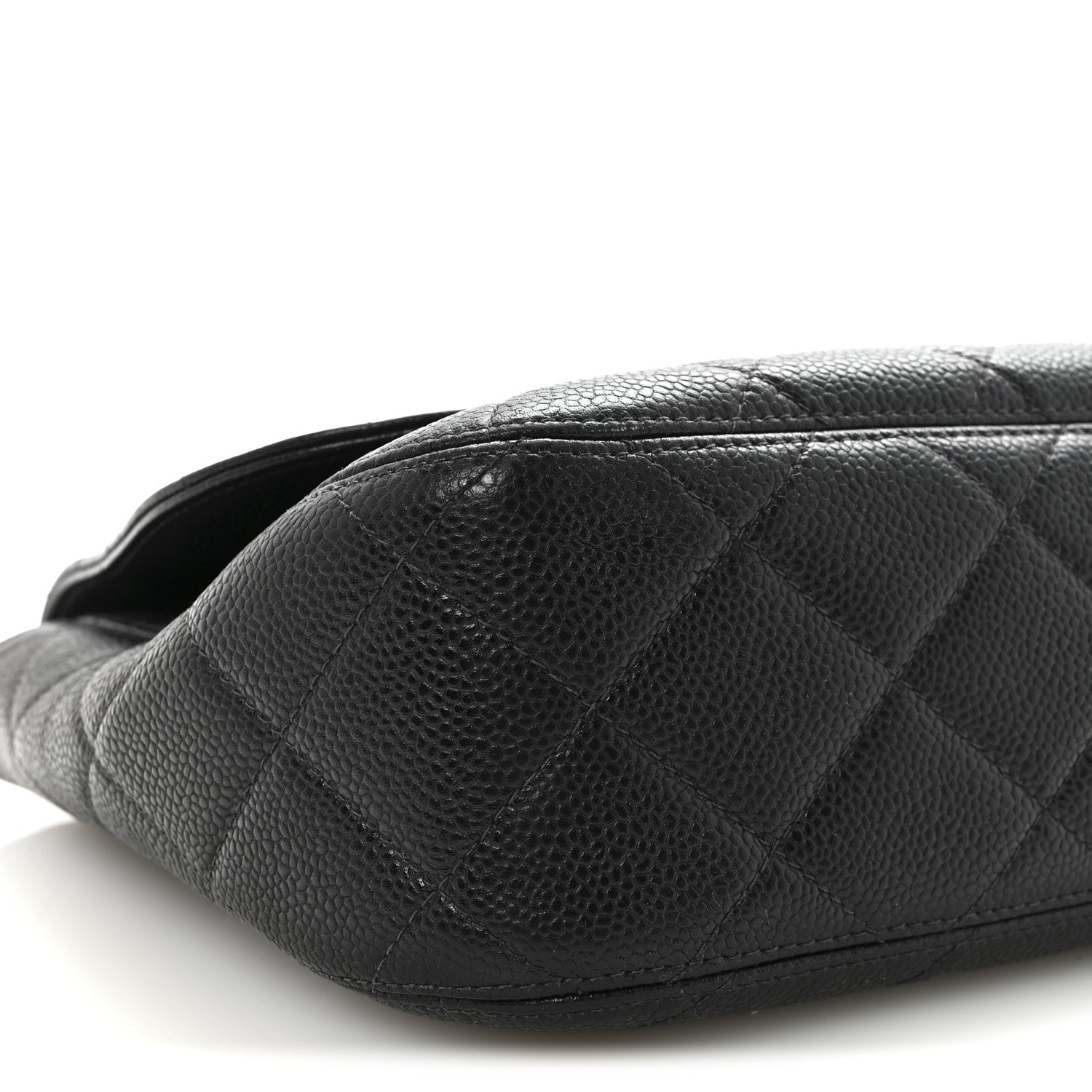 Chanel Caviar Quilted Jumbo Single Flap Black