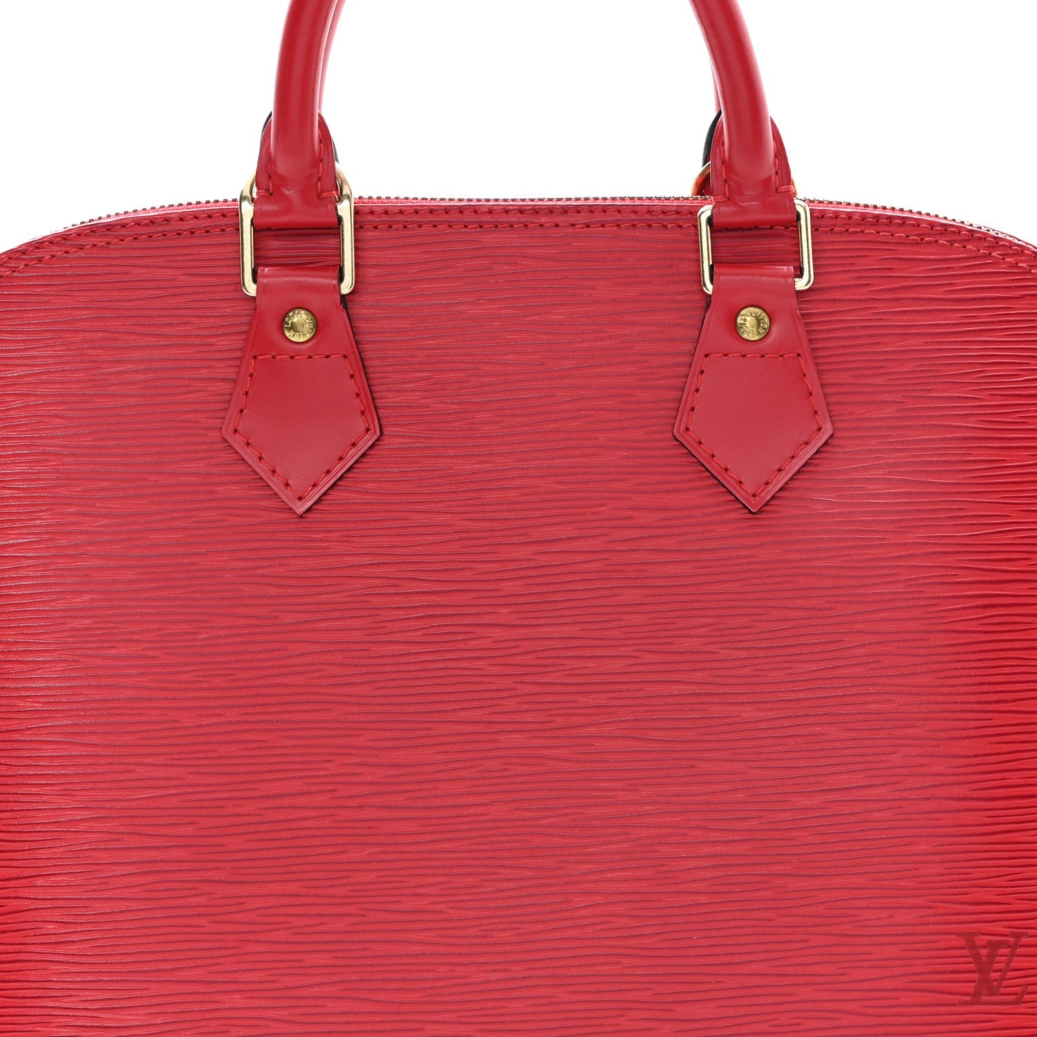 Louis Vuitton Epi Alma PM Castillan Red